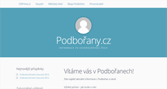 Desktop Screenshot of podborany.cz